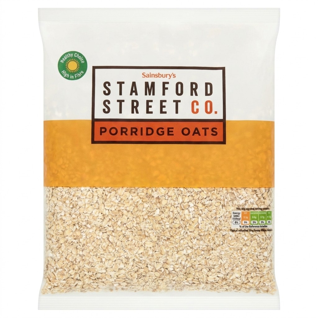 Sainsbury's Stamford Street Co. Porridge Oats 1kg