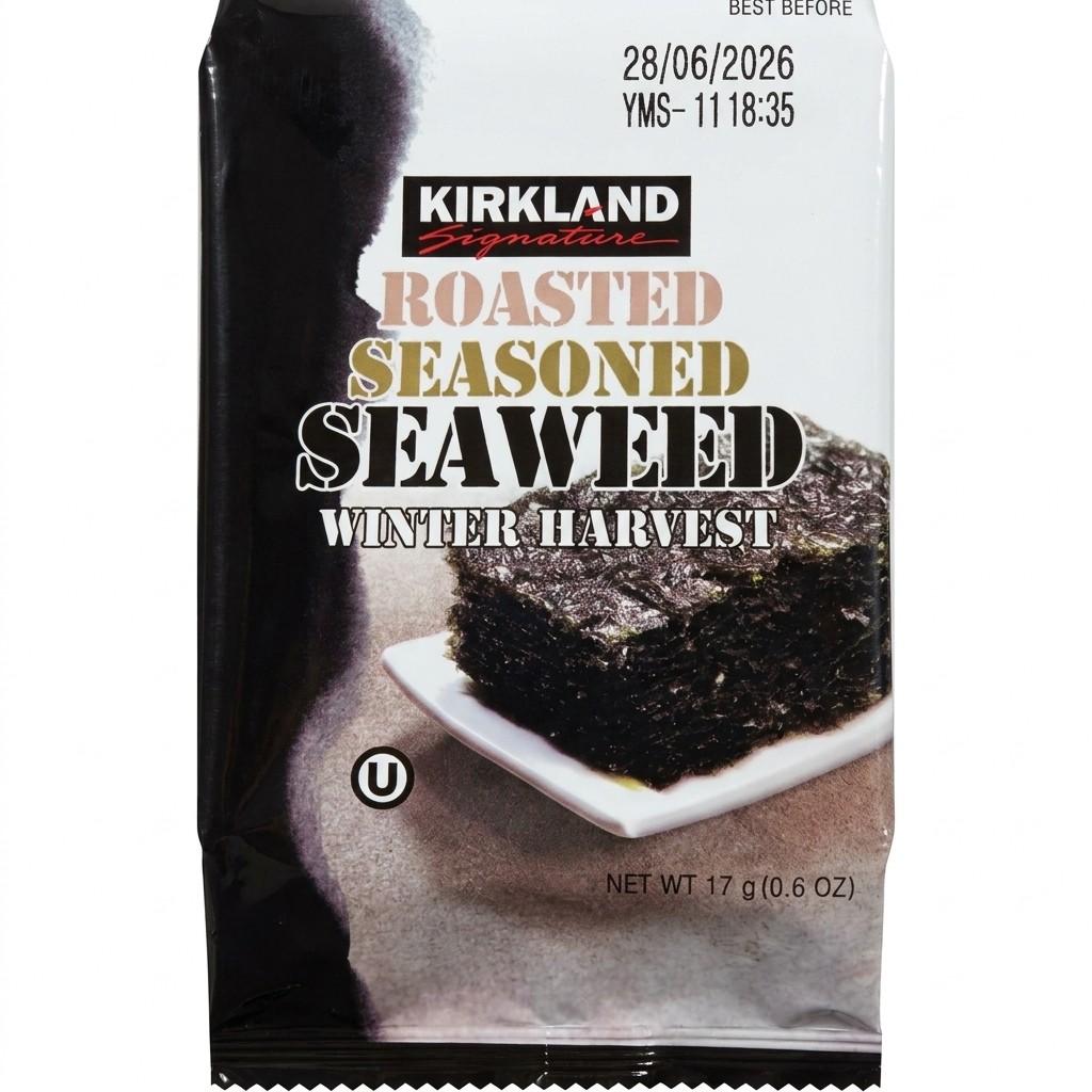 Kirkland Signature Roasted Seasoned Seaweed 17g