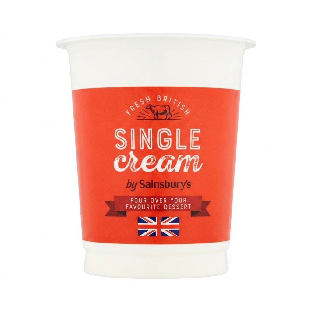 Sainsbury's Single Cream 300ml