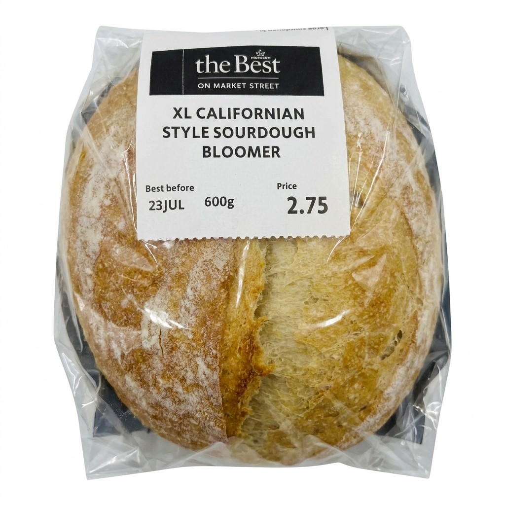 The Best XL Californian Style Sourdough Bloomer 600g