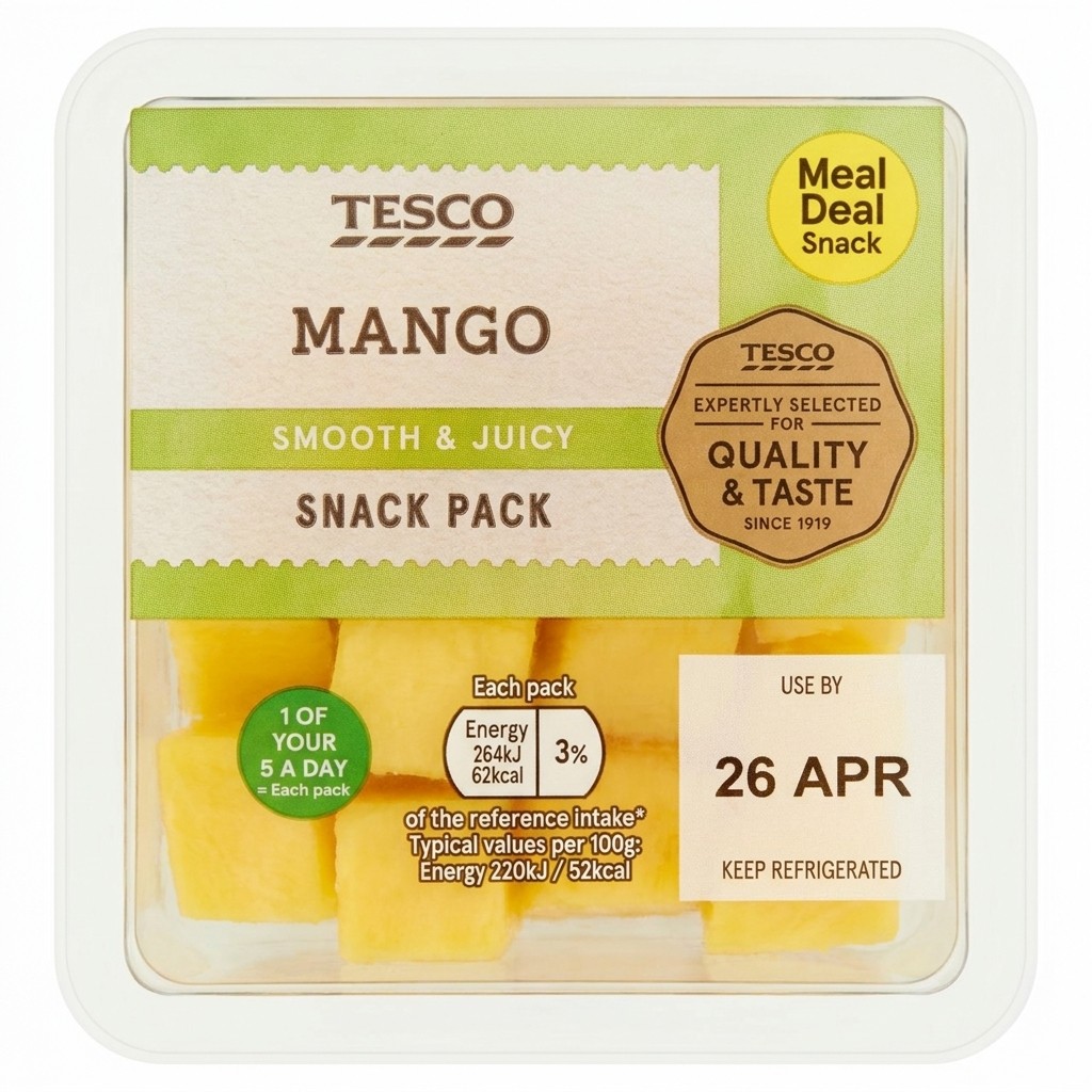 Tesco Mango Snack Pack 120g