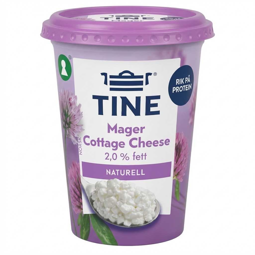 Mager Cottage Cheese Naturell 400g Tine
