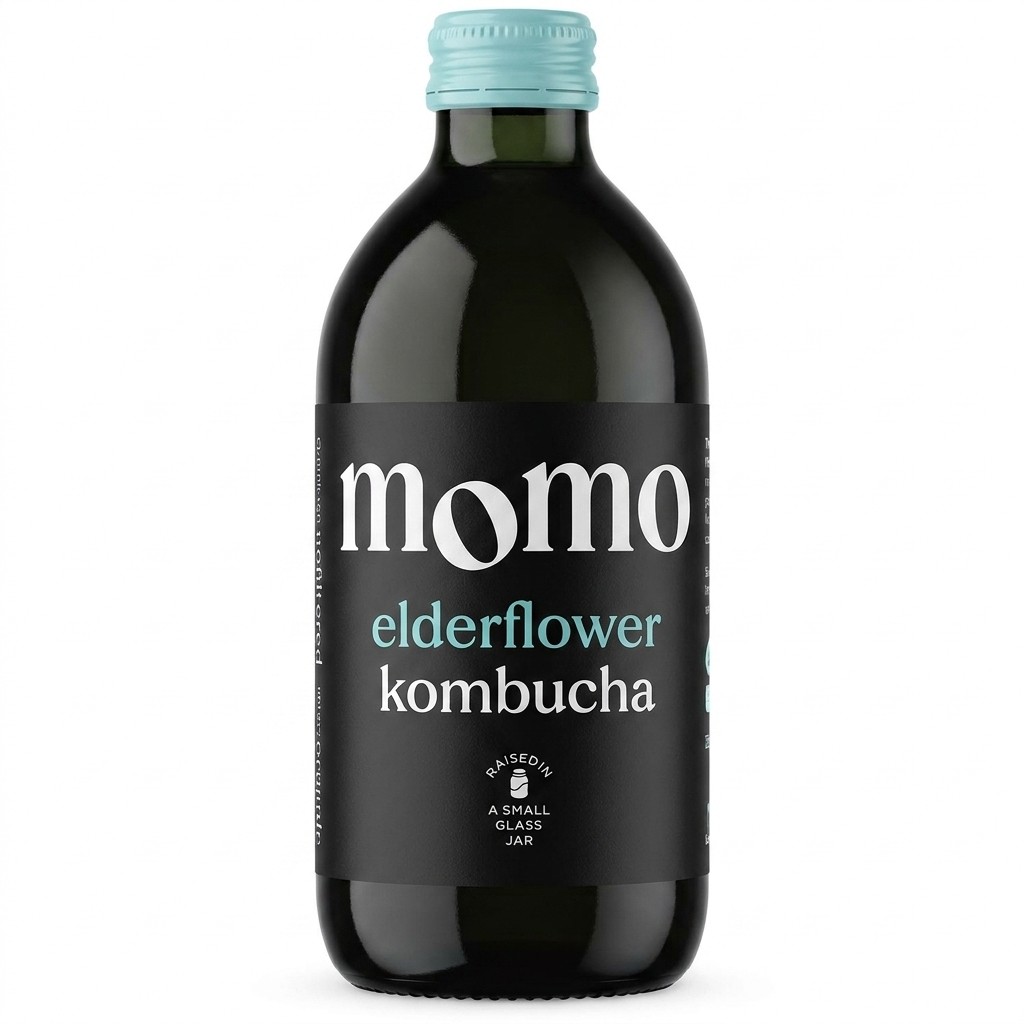 Momo Elderflower Kombucha 330ml