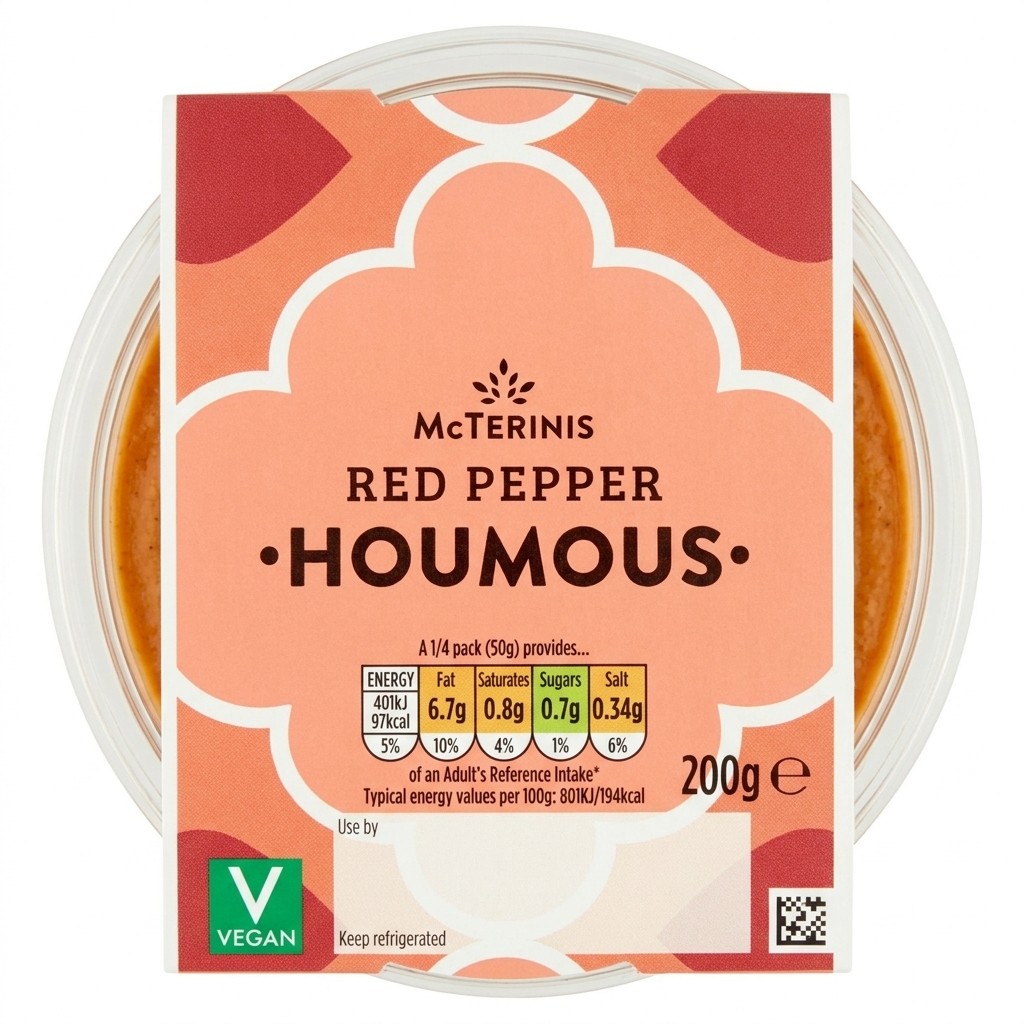 Morrisons Red Pepper Houmous 200g