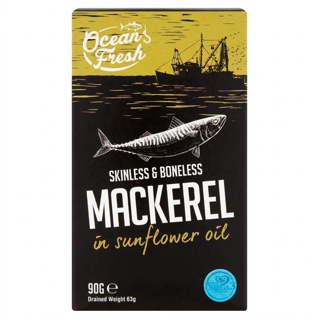 Ocean's Fresh Mackerel in Sunflower Oil 90g