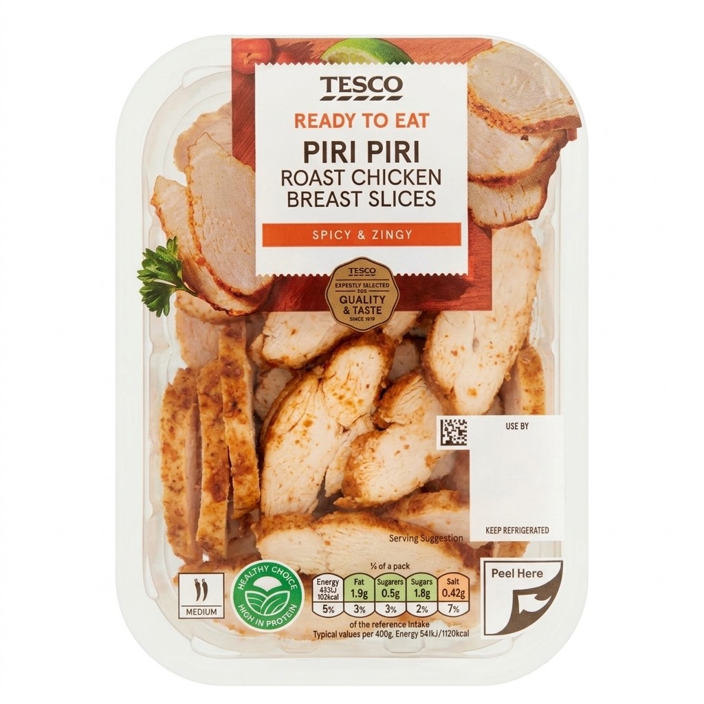 Tesco Piri Piri Roast Chicken Breast Slices 160g