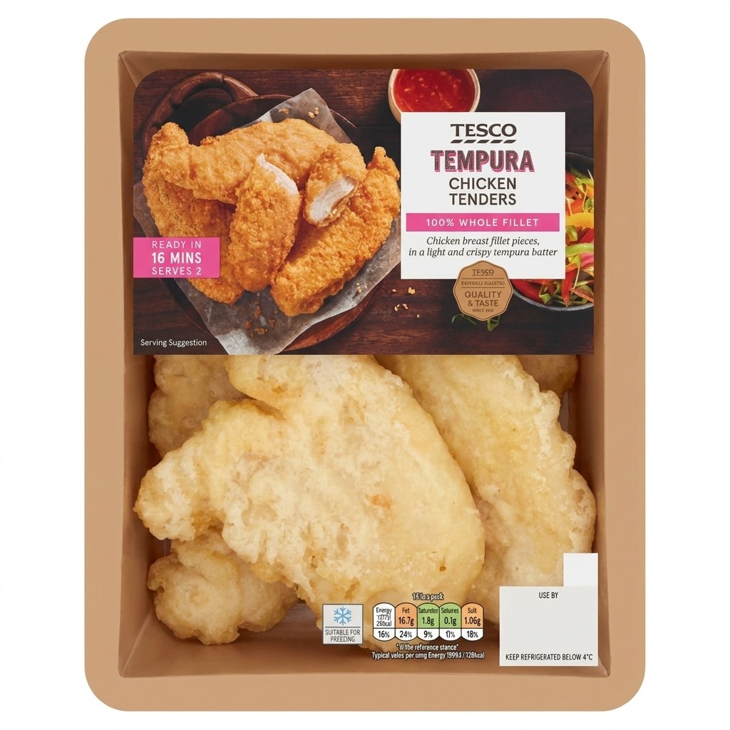 Tesco Tempura Chicken Tenders 305g