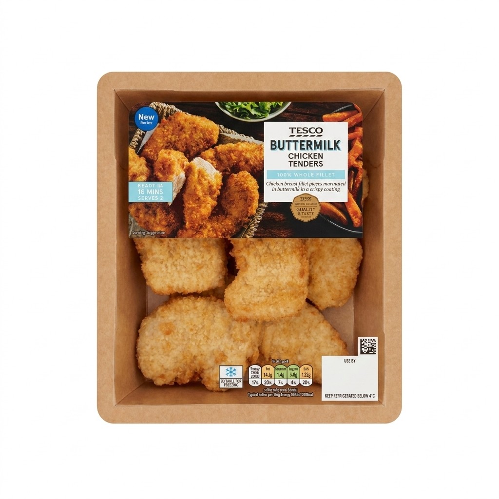 Tesco Buttermilk Chicken Tenders 305g