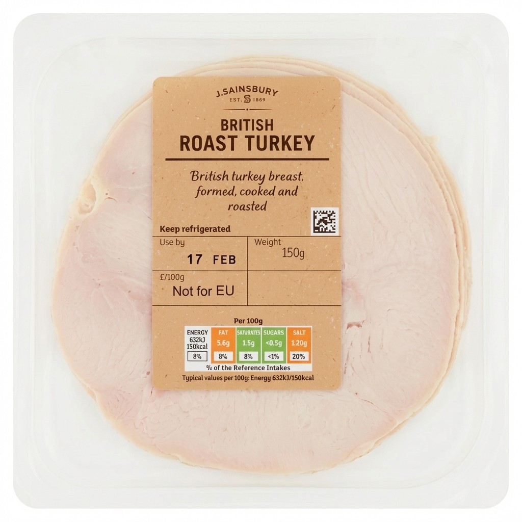 Sainsbury's British Roast Turkey 150g