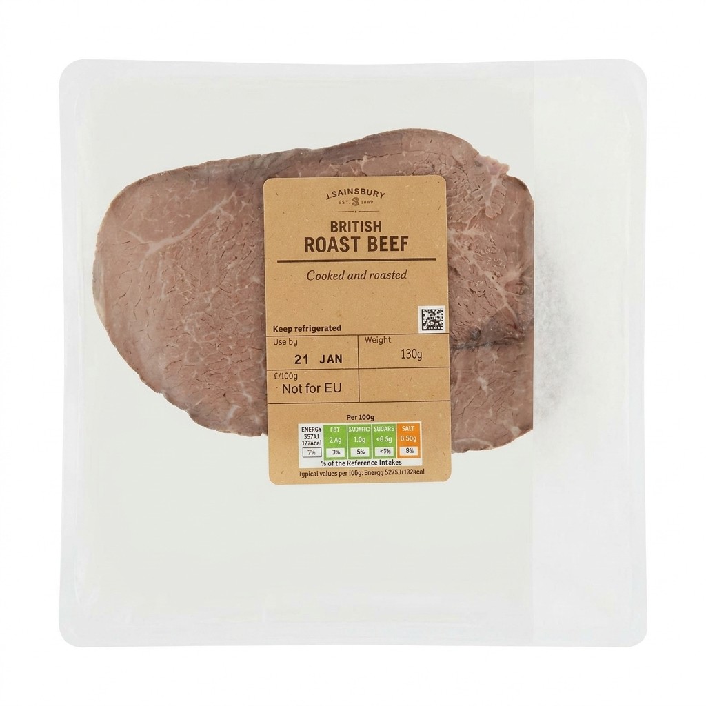 J. Sainsbury British Roast Beef 130g