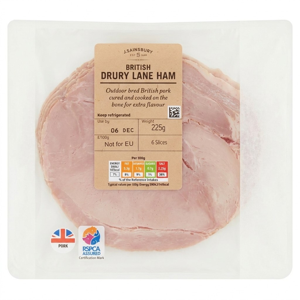 Sainsbury's Drury Lane Ham 225g