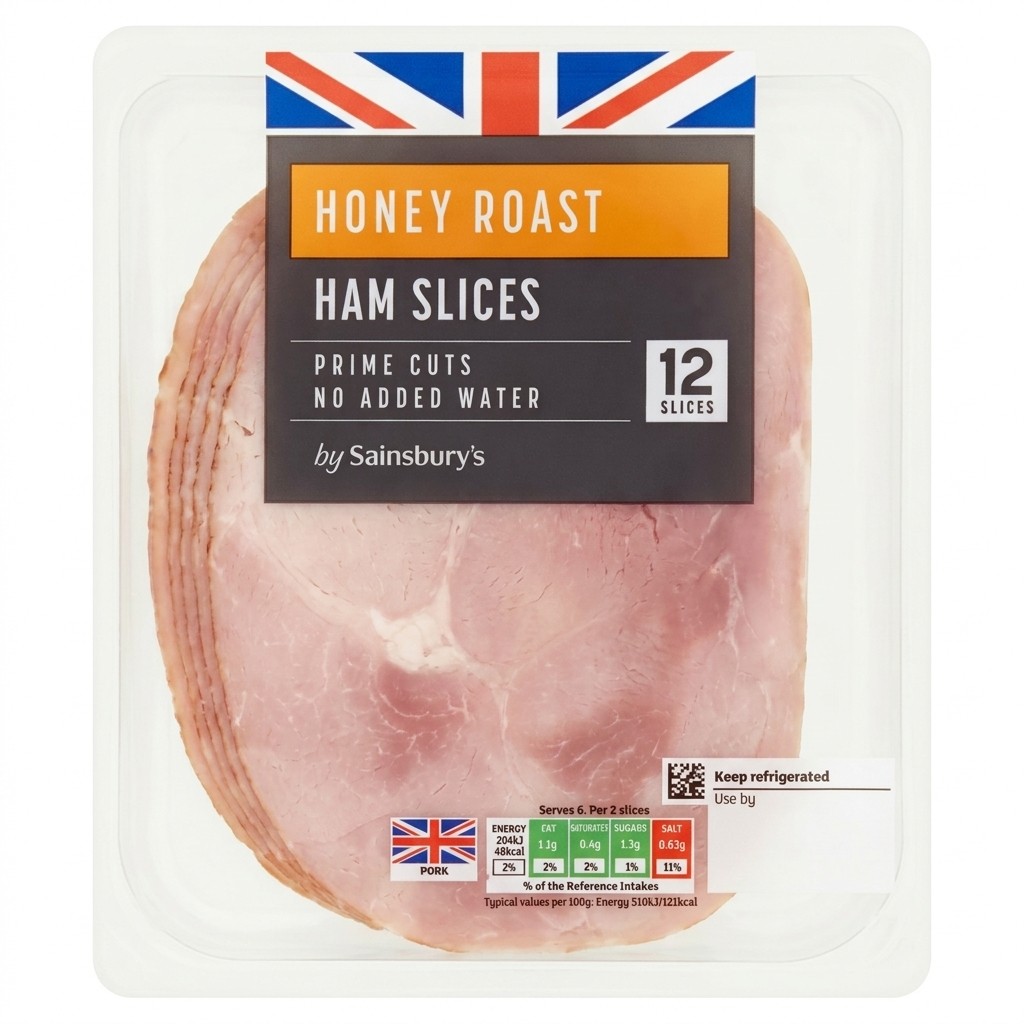 Sainsbury's Honey Roast Ham Slices 240g