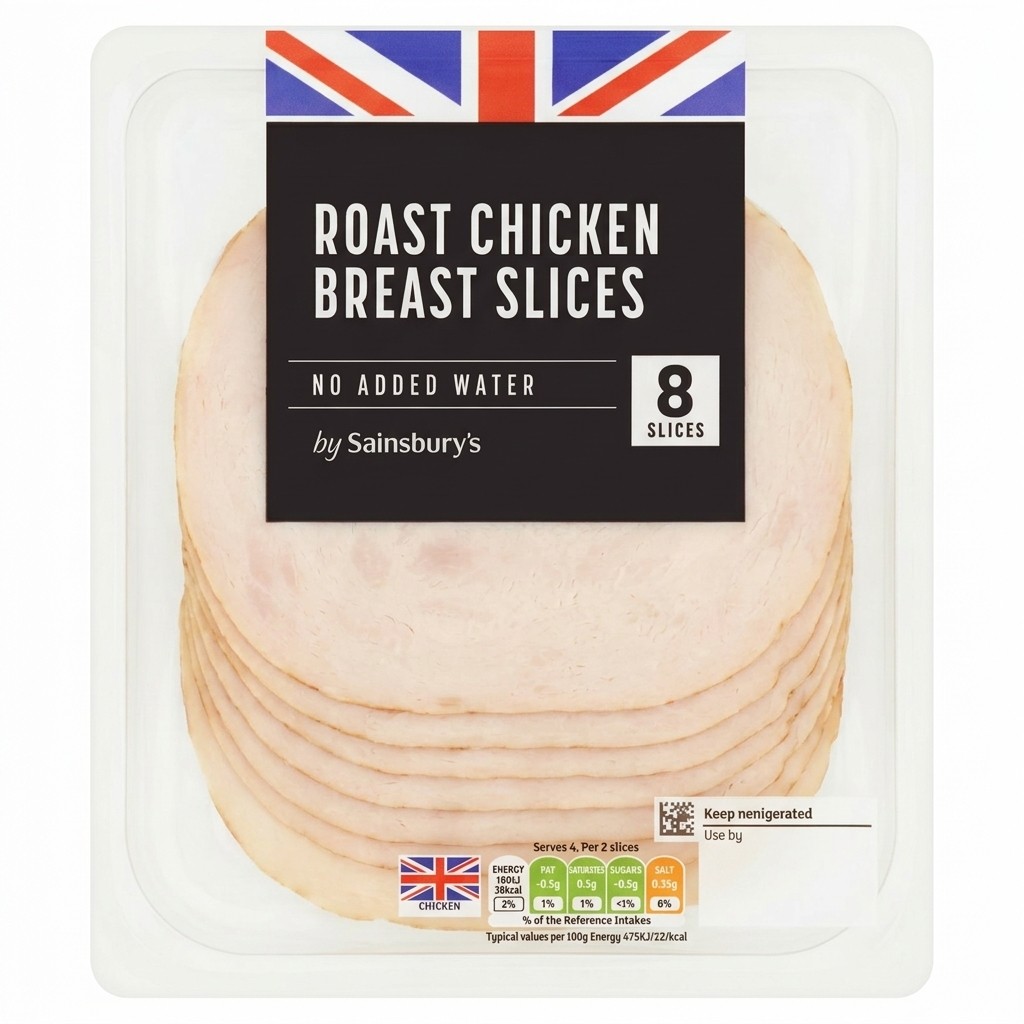 Sainsbury's Roast Chicken Breast Slices 135g