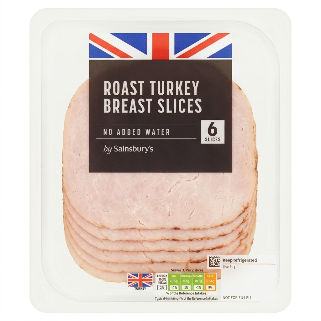 Sainsbury's Roast Turkey Breast Slices 120g
