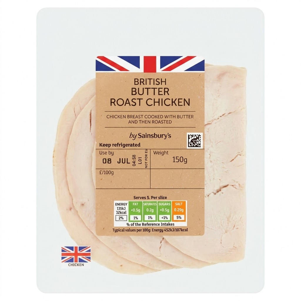 Sainsbury's British Butter Roast Chicken 150g
