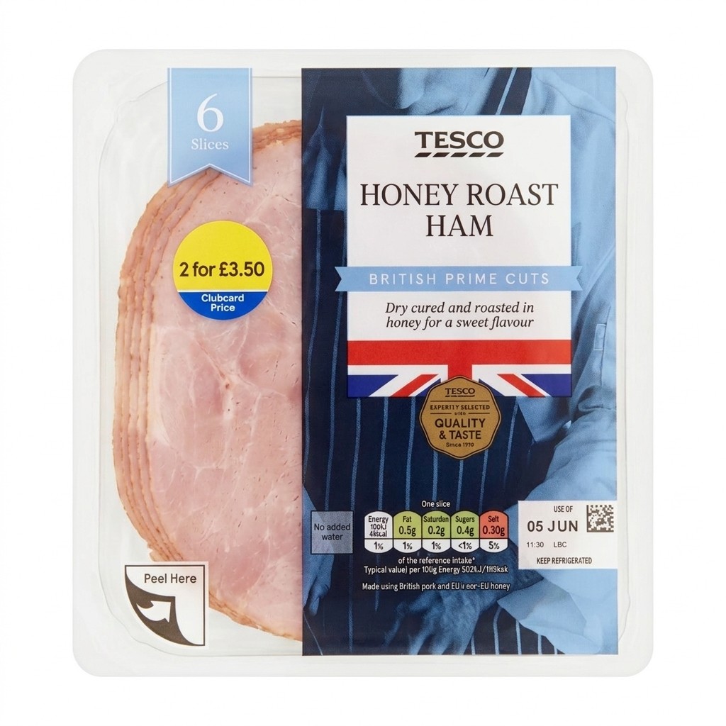 Tesco Honey Roast Ham 120g