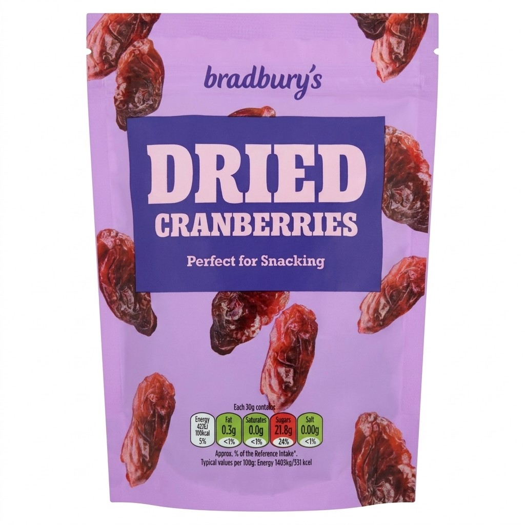 Bradbury's Sweetened Dried Cranberries 170g