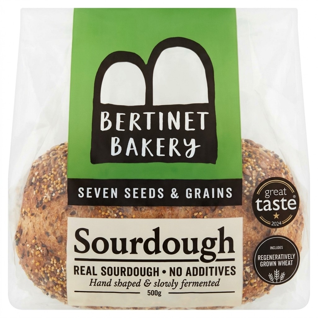 Bertinet Bakery Seven Seeds & Grains Sourdough 500g
