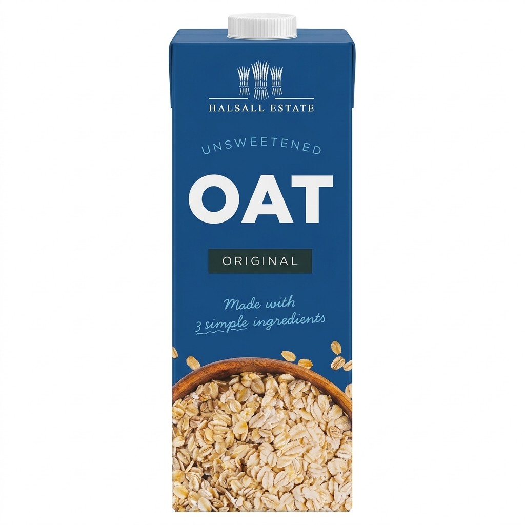 Halsall Estate Unsweetened Oat Original 1L