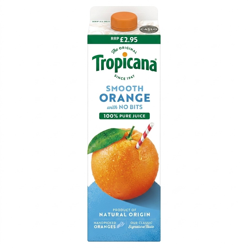 Tropicana Smooth Orange Juice 1L