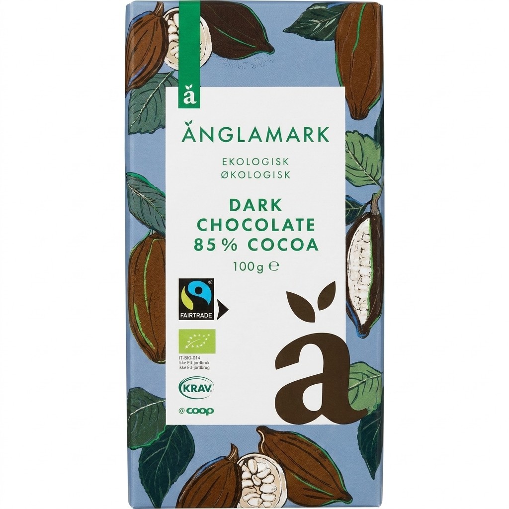 Dark Chocolate 85% Cocoa 100g Änglamark