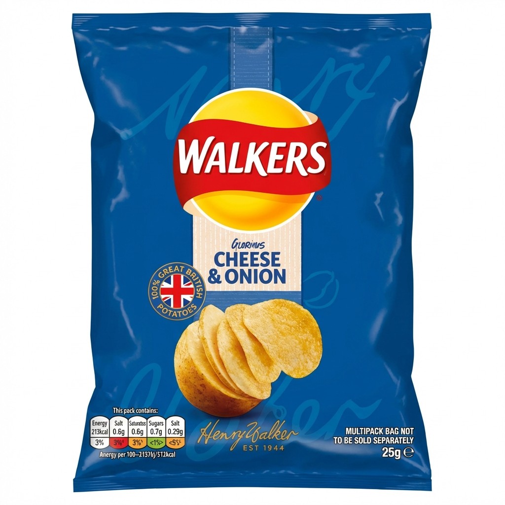 Walkers Cheese & Onion 25g