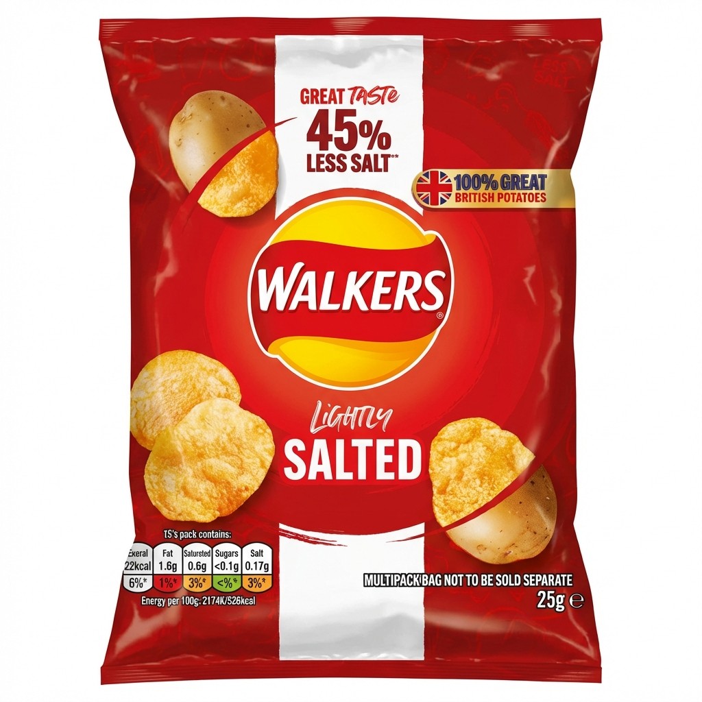 Walkers Lightly Salted 25g