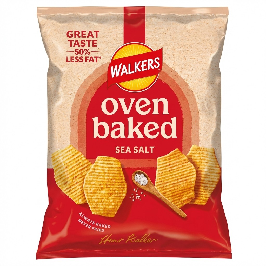 Walkers Oven Baked Sea Salt 22g