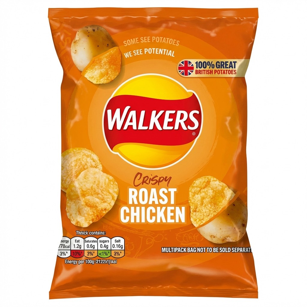 Walkers Crispy Roast Chicken 25g