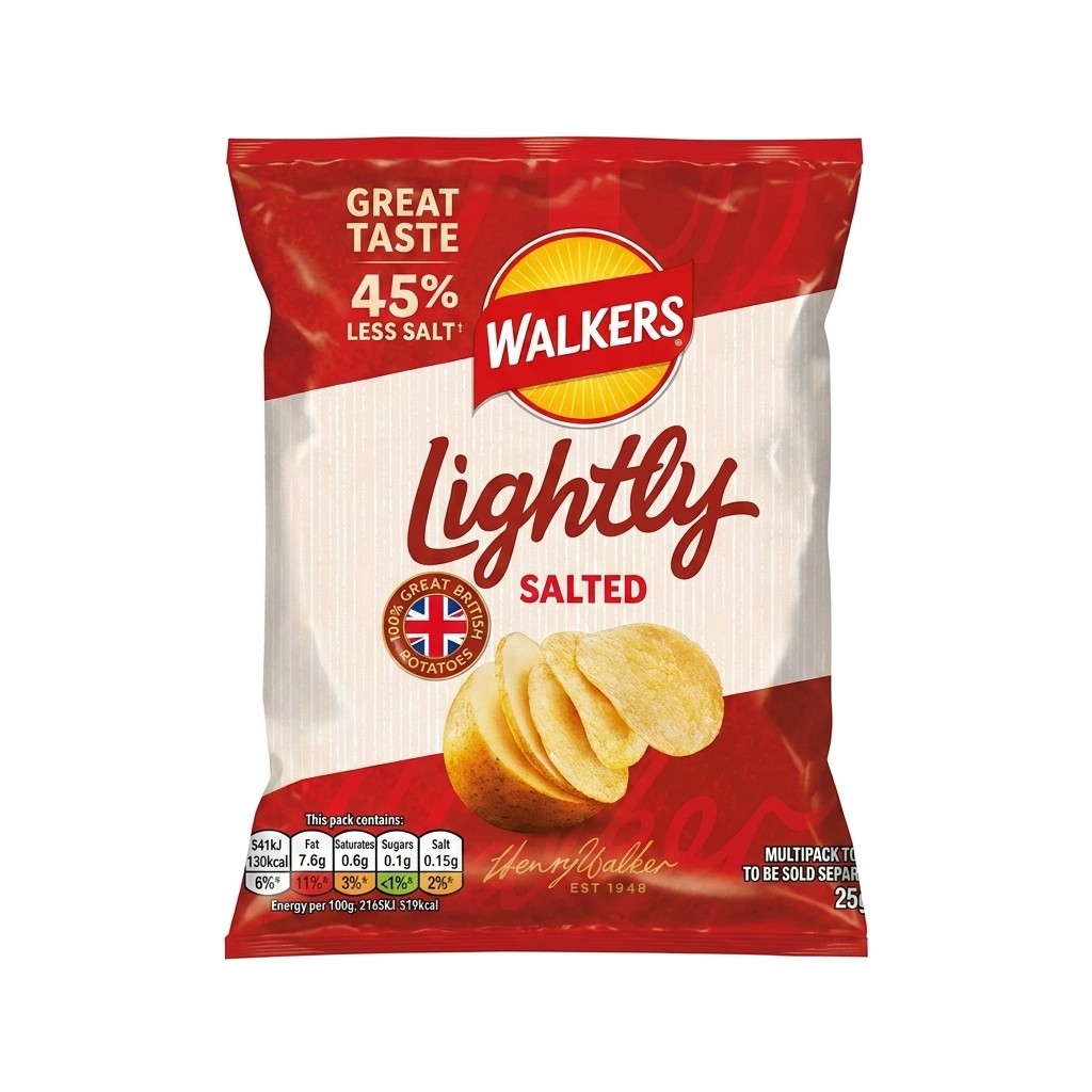 Walkers Lightly Salted 25g