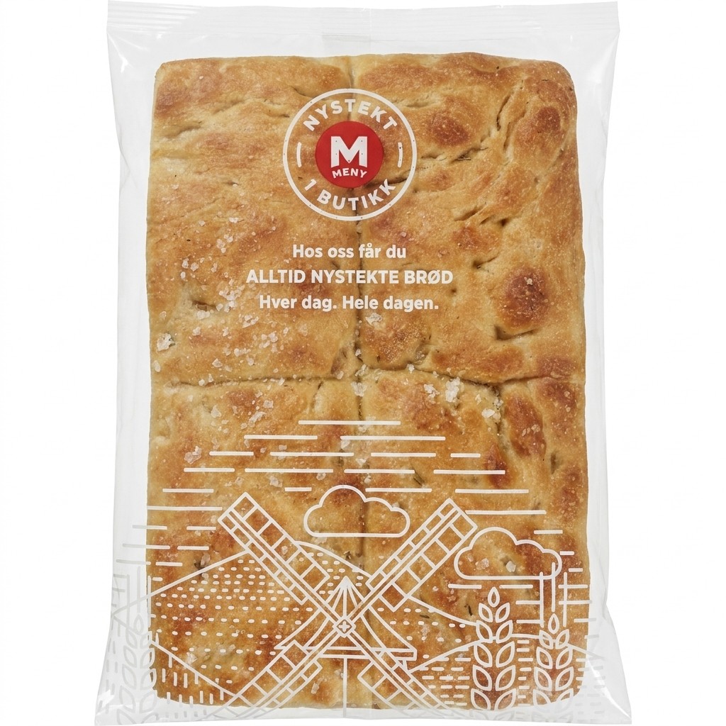 Focaccia 375g Meny