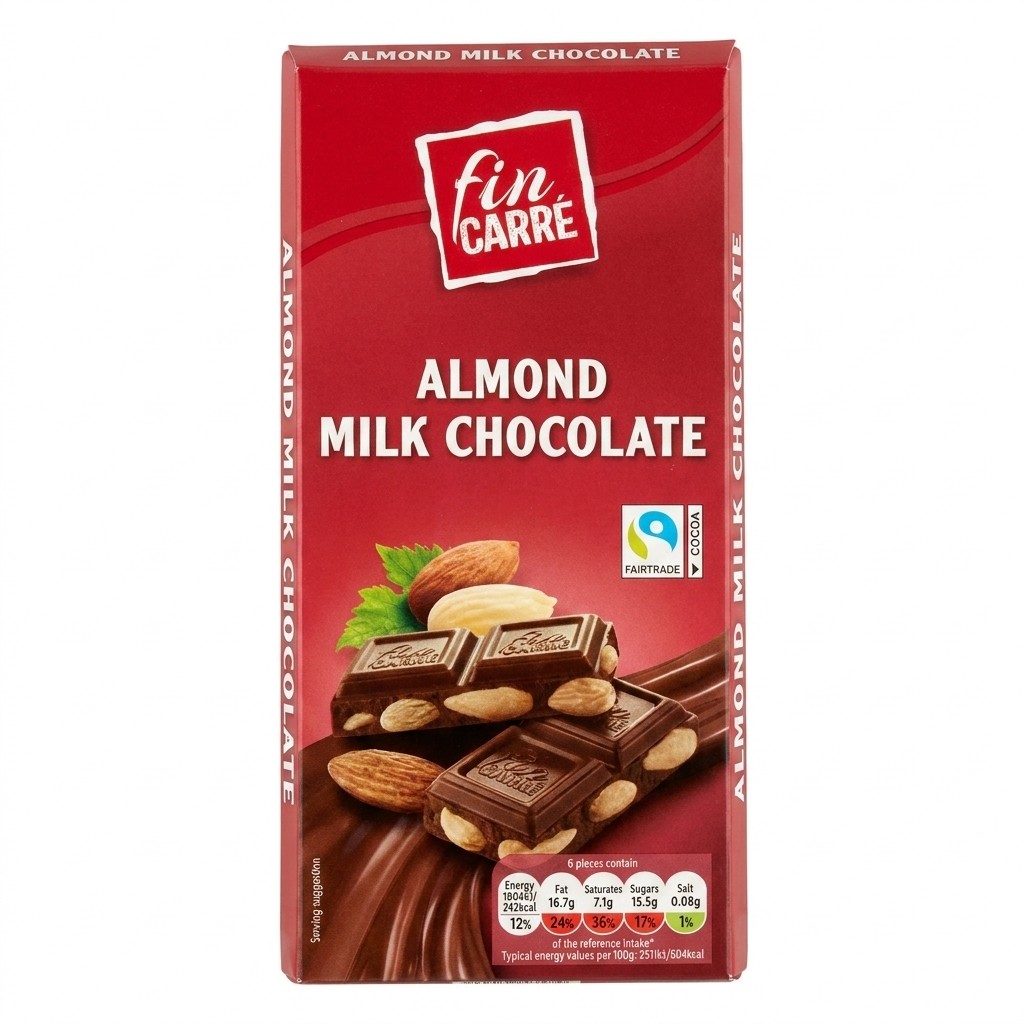 Fin Carré Almond Milk Chocolate 200g
