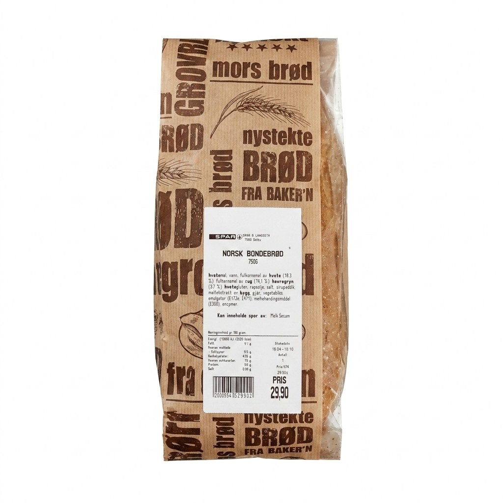 Norsk Bondebrød 750g Spar