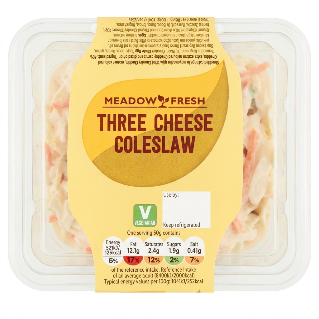 Meadow Fresh Three Cheese Coleslaw 300g