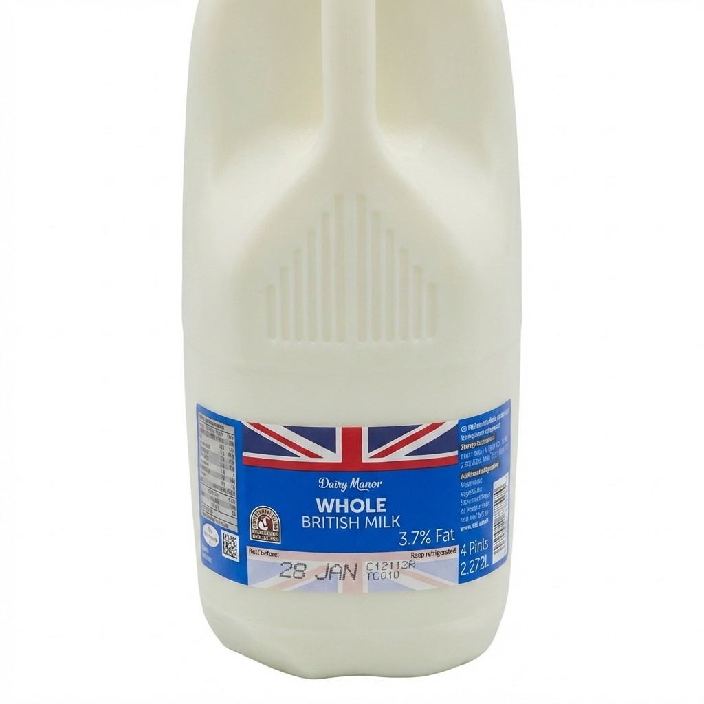 Dairy Manor Whole British Milk 2.272L