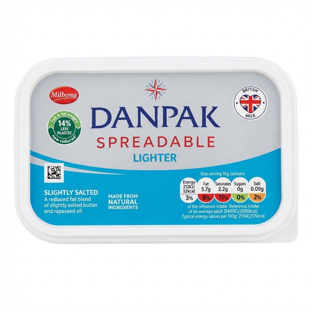 Milbona Danpak Spreadable Lighter 500g