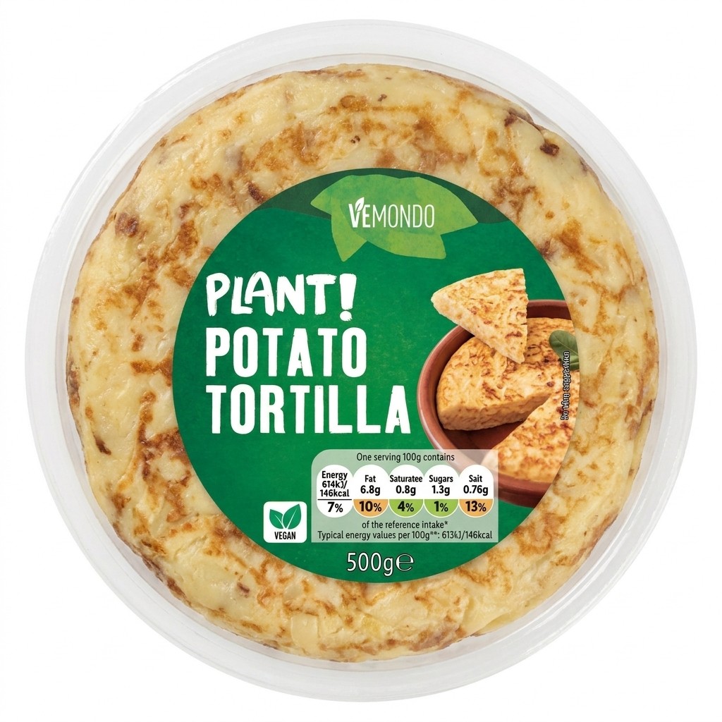 Vemondo Plant Potato Tortilla 500g