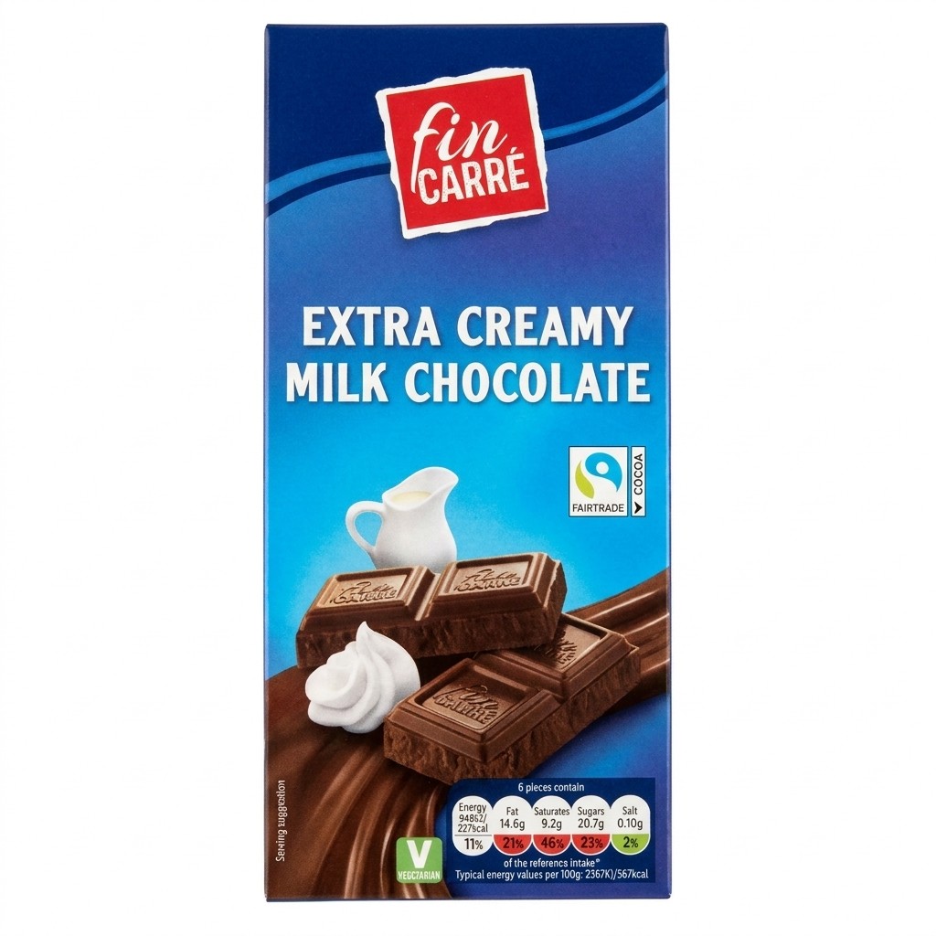 Fin Carré Extra Creamy Milk Chocolate 200g