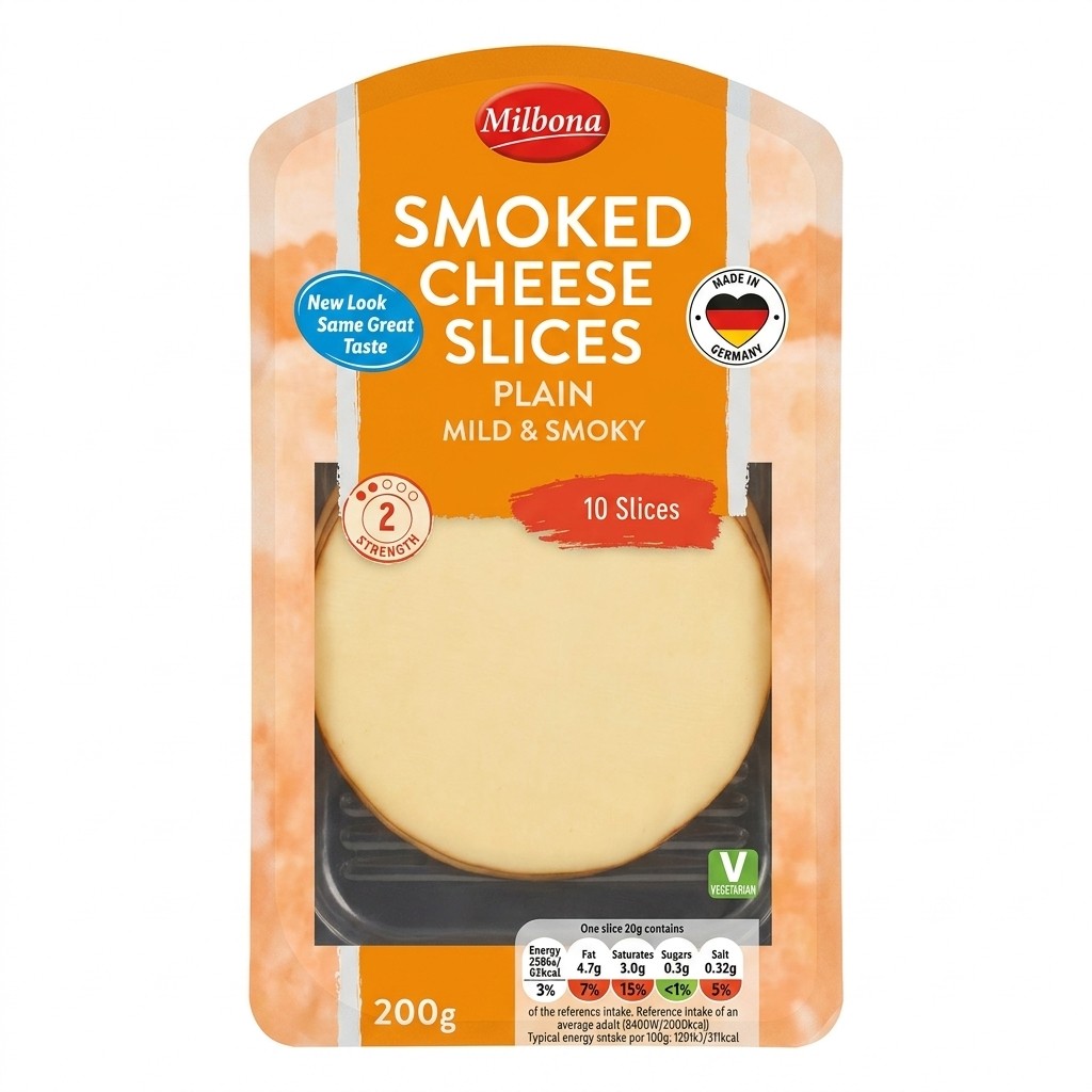 Milbona Smoked Cheese Slices 200g