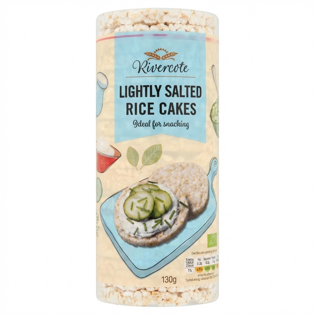 Rivercote Lightly Salted Rice Cakes 130g