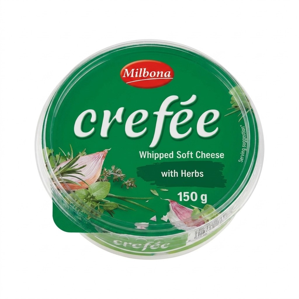 Milbona Crefée Whipped Soft Cheese with Herbs 150g