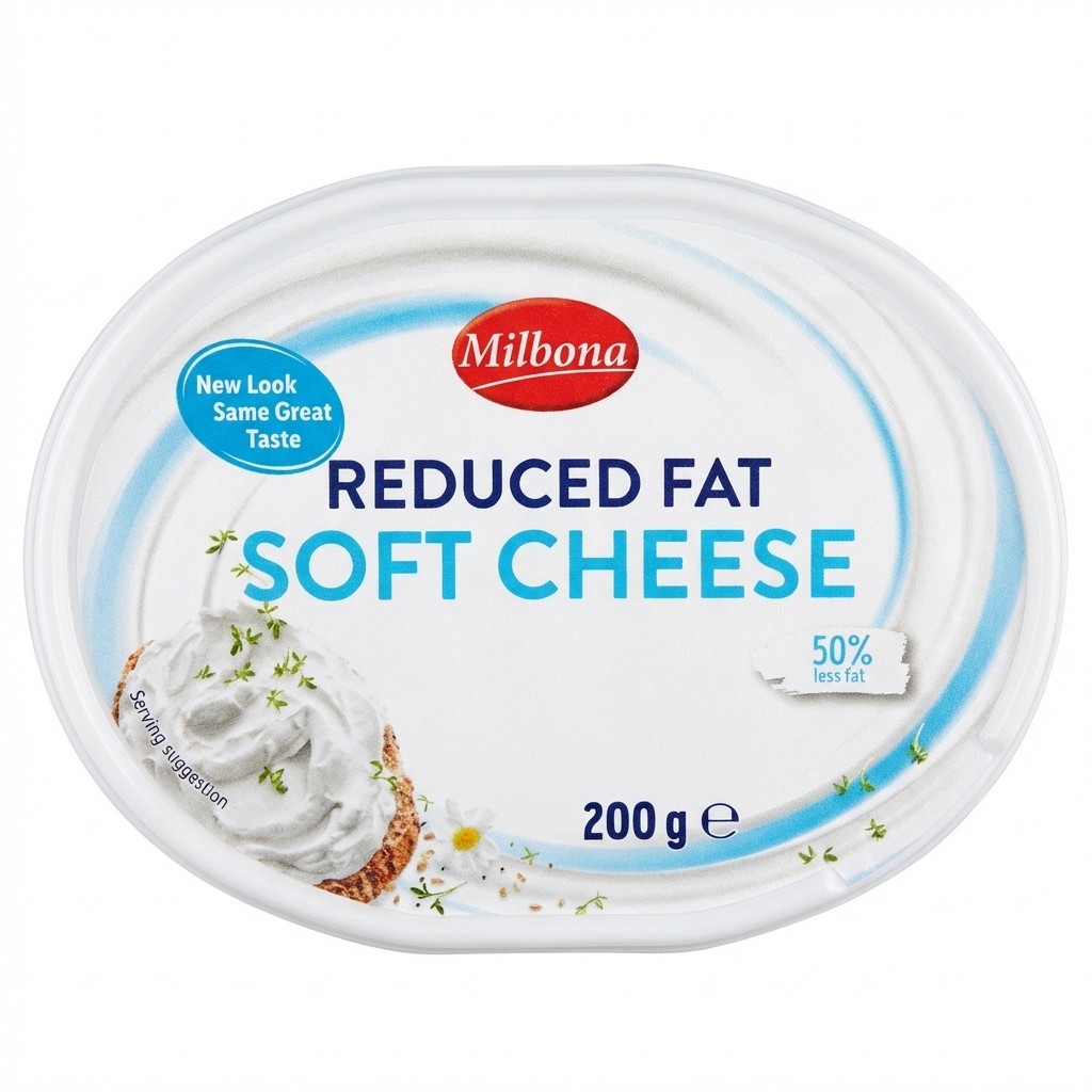 Milbona Reduced Fat Soft Cheese 200g