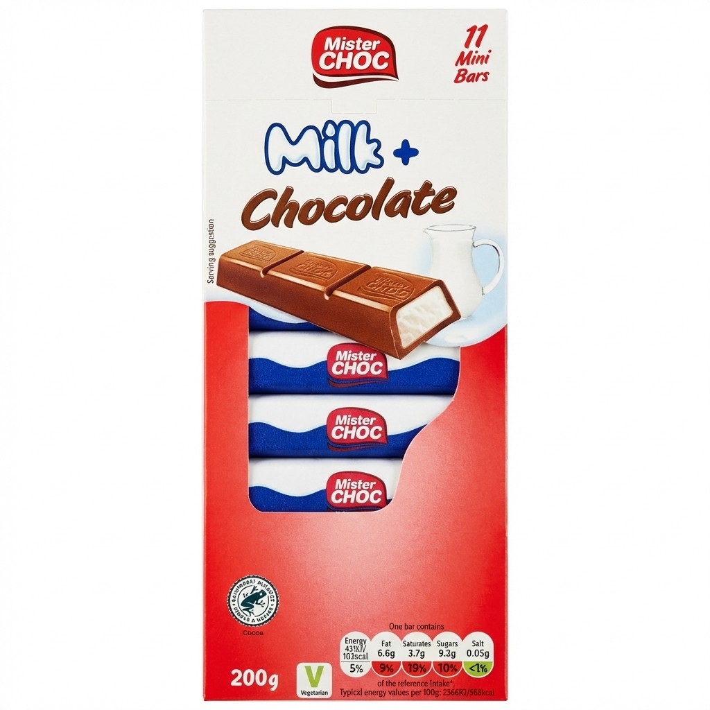 Mister Choc Milk + Chocolate 200g