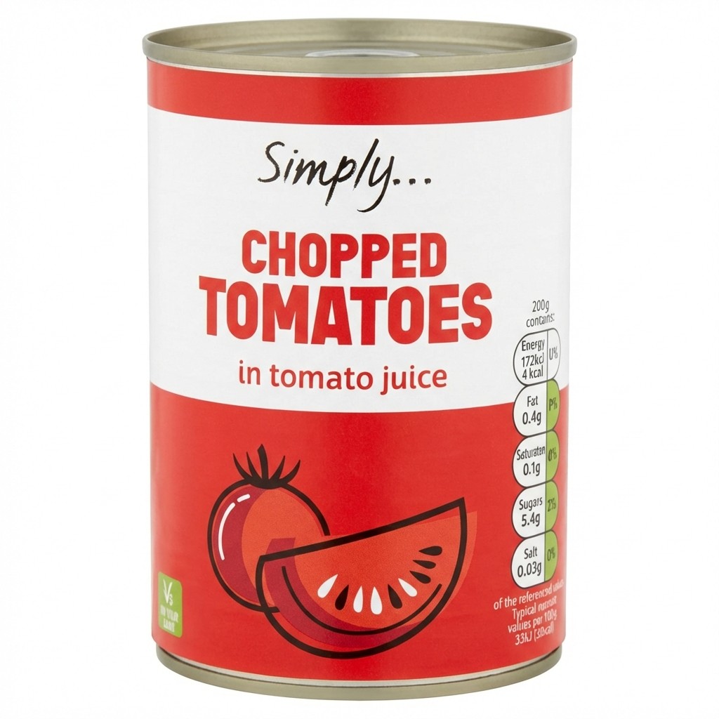 Simply Chopped Tomatoes in Tomato Juice 400g