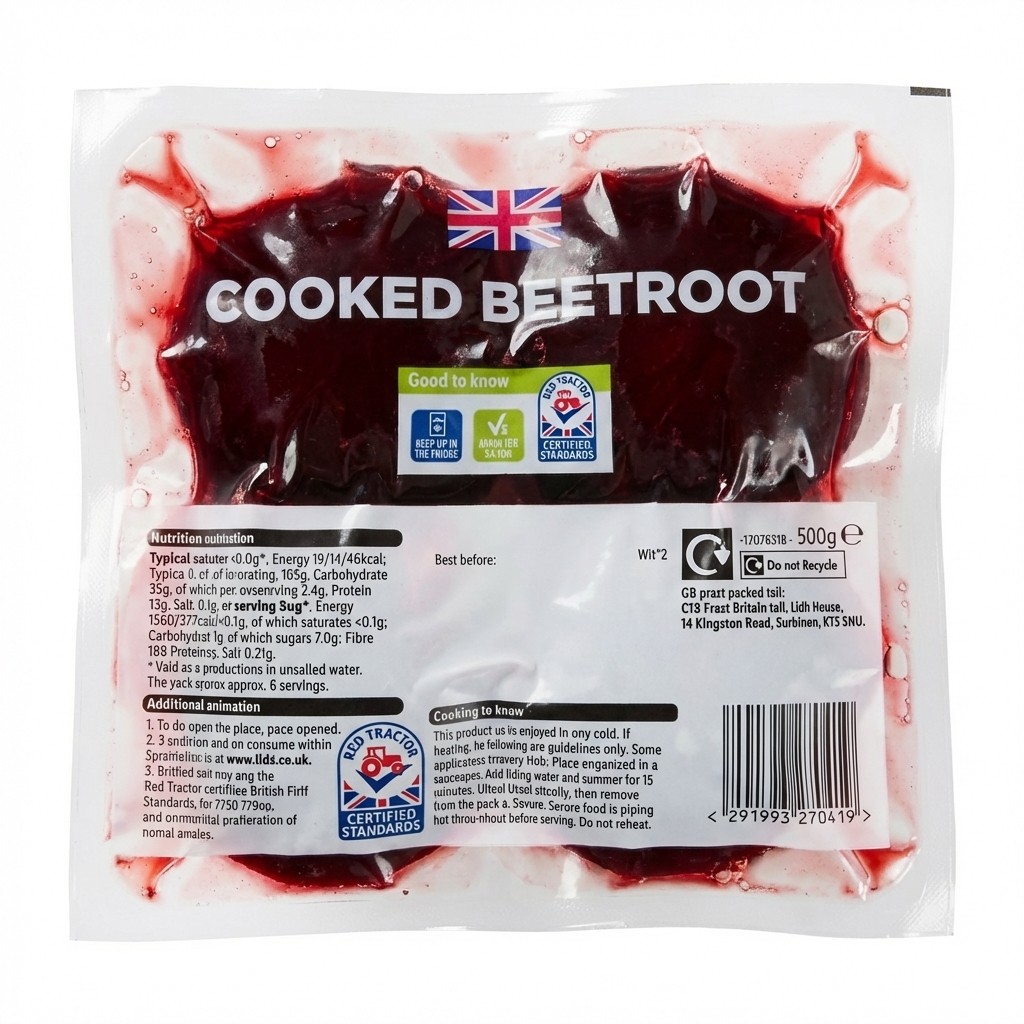 Lidl Cooked Beetroot 500g