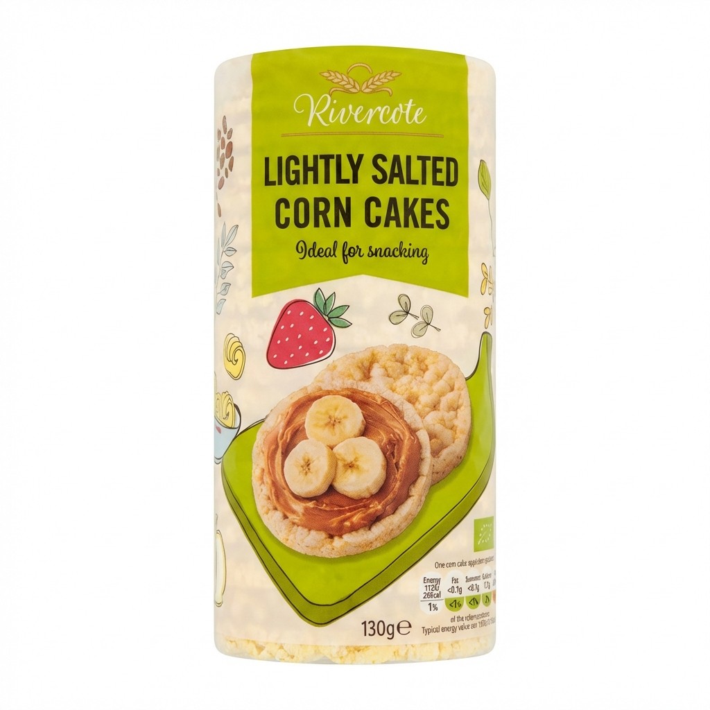 Rivercote Lightly Salted Corn Cakes 130g