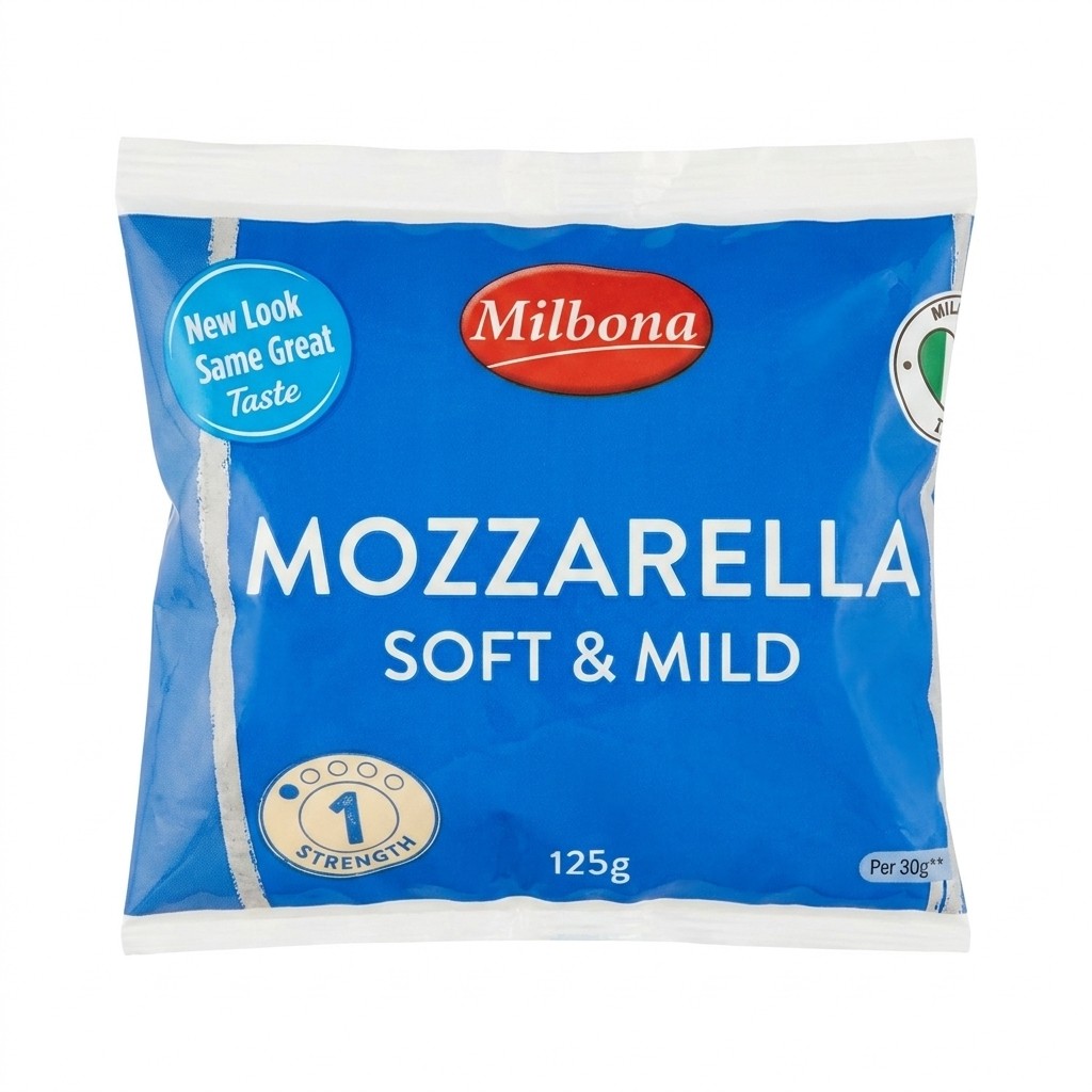 Milbona Mozzarella Soft & Mild 125g