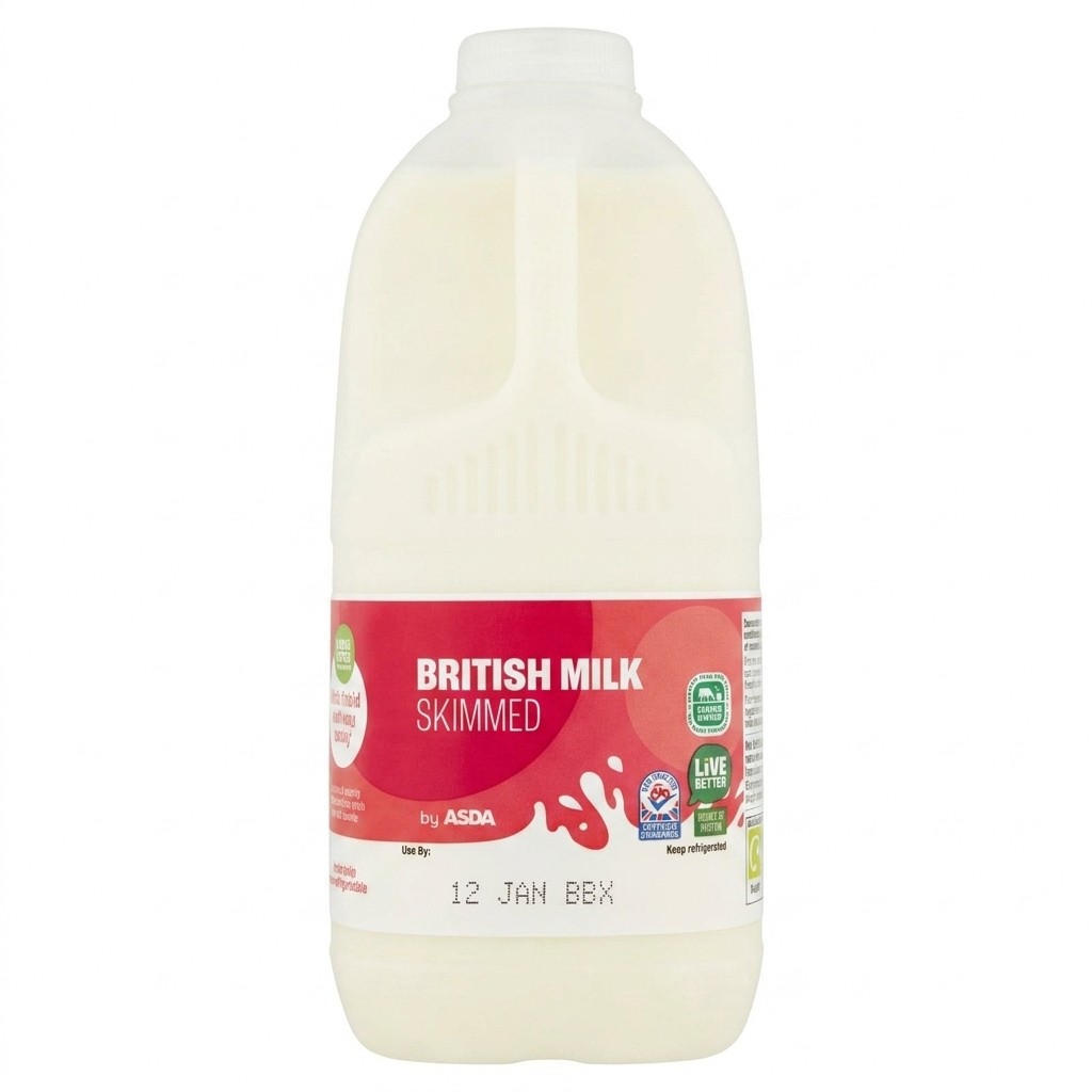 ASDA British Skimmed Milk 2272ml
