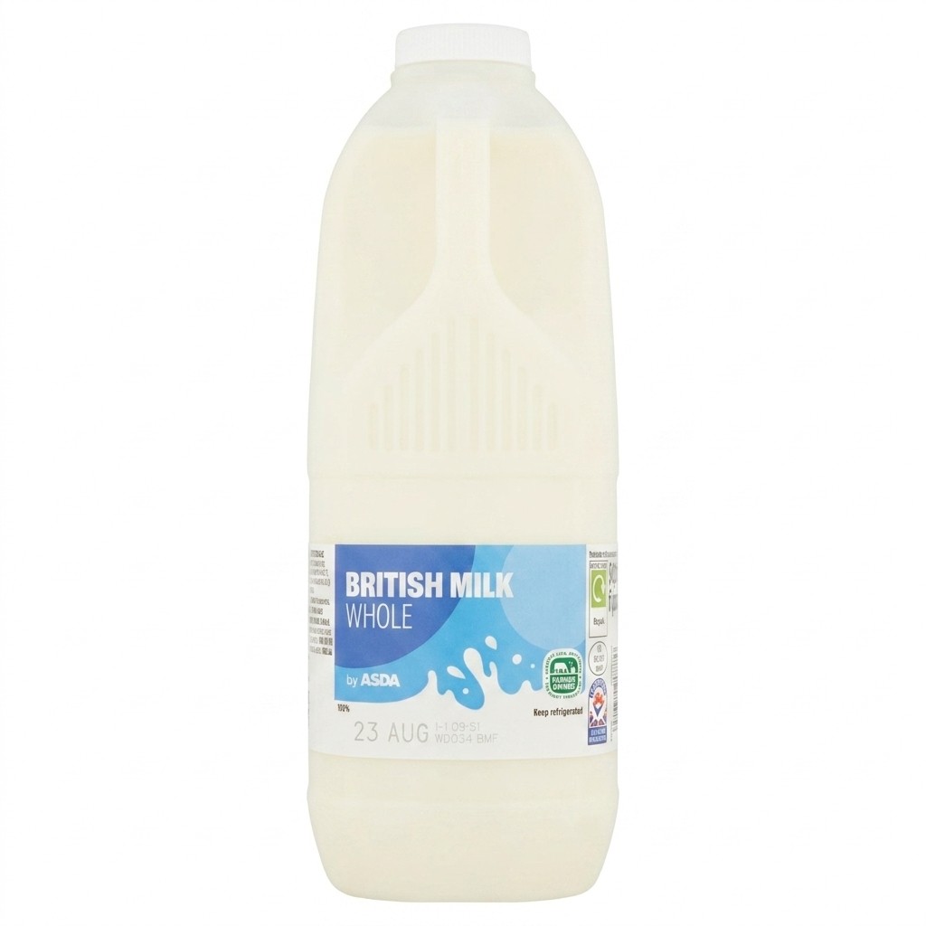 ASDA British Milk Whole 3408ml
