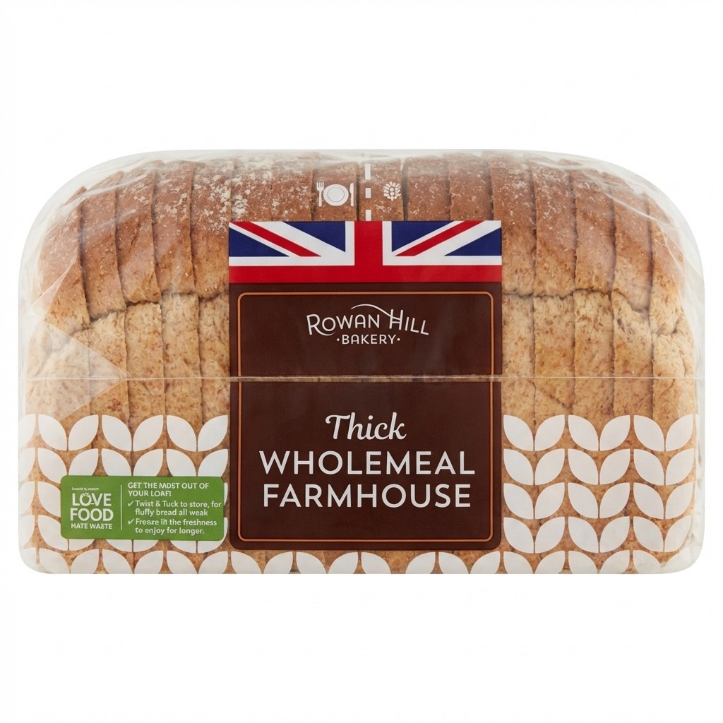 Rowan Hill Bakery Thick Wholemeal Farmhouse 800g